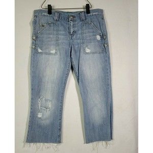 Abercrombie & Fitch Boyfriend Signature Collection High Rise Jeans Wash Rare